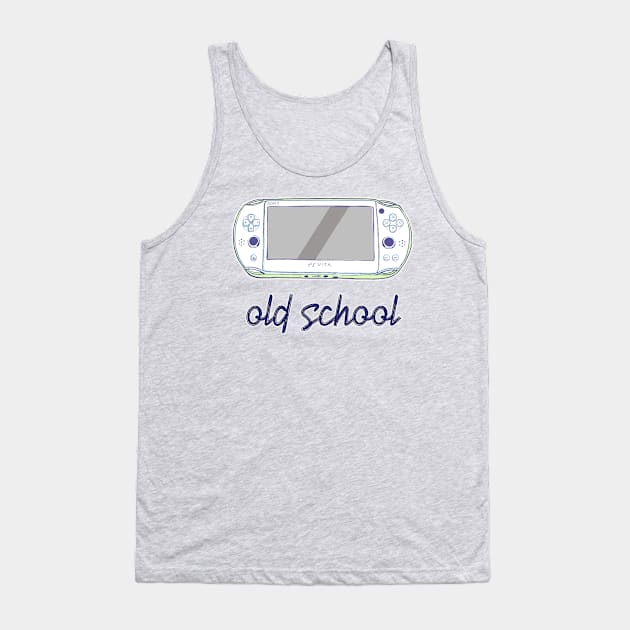 Playstation Vita Old School Design Tank Top by Jahaziel Sandoval